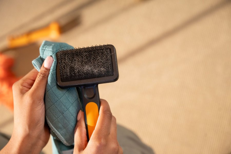 Fiskars PET CARE Kammb�rste 16,4 cm, Stahl