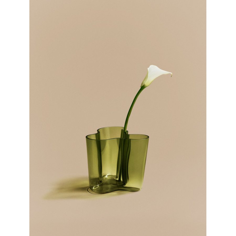 Iittala Aalto 90 Jahre Jubiläum Vase H12 cm, Finnischer Sand