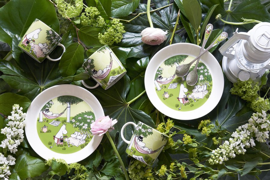 Arabia MUMI Tallerken 19 cm, Hvilepause