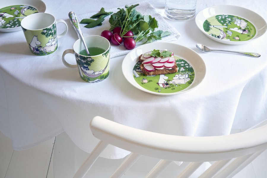 Arabia MUMI Tallerken 19 cm, Hvilepause