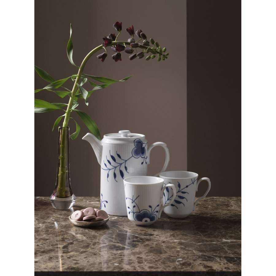 Royal Copenhagen Krus 2 stk 37cl, Jubilumsdekoration, Bl Mega Riflet