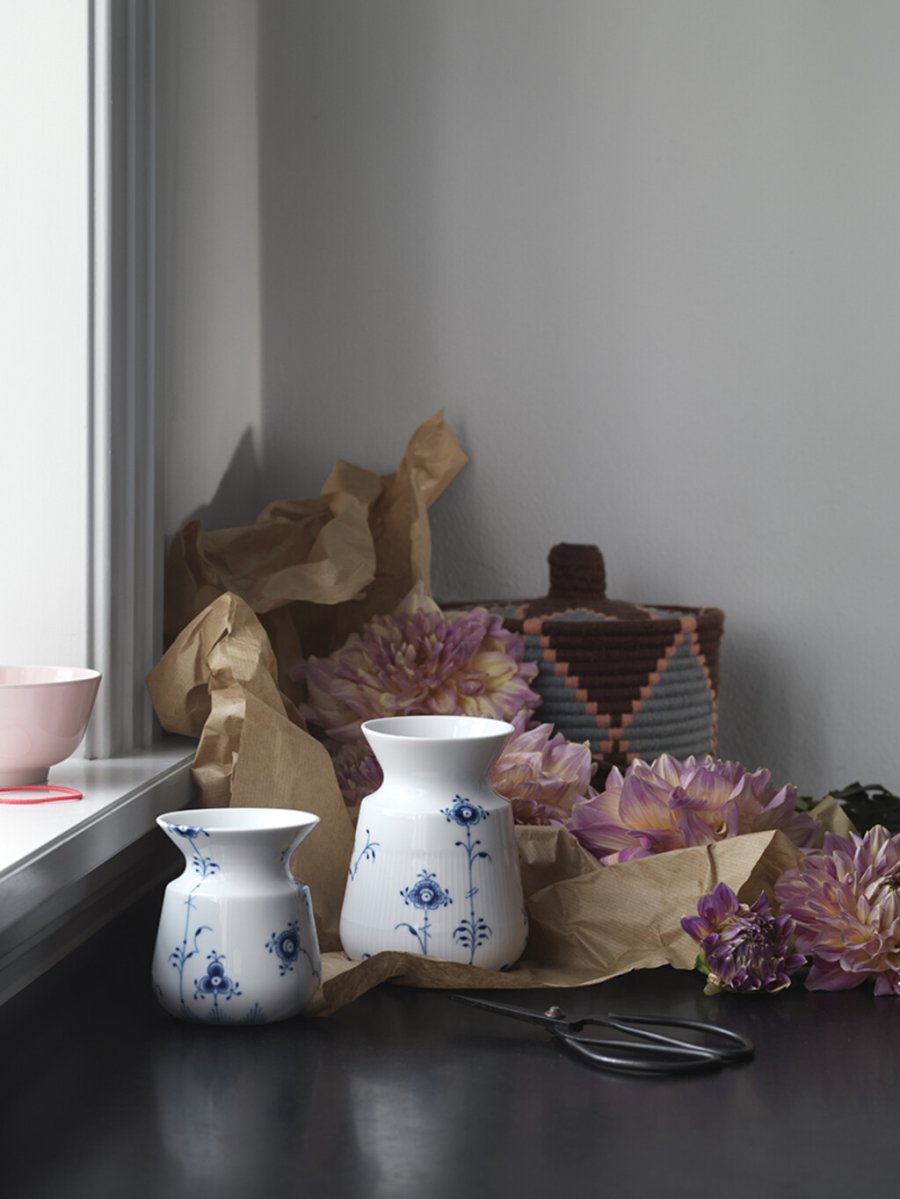Royal Copenhagen Bl Elements Vase 13 cm