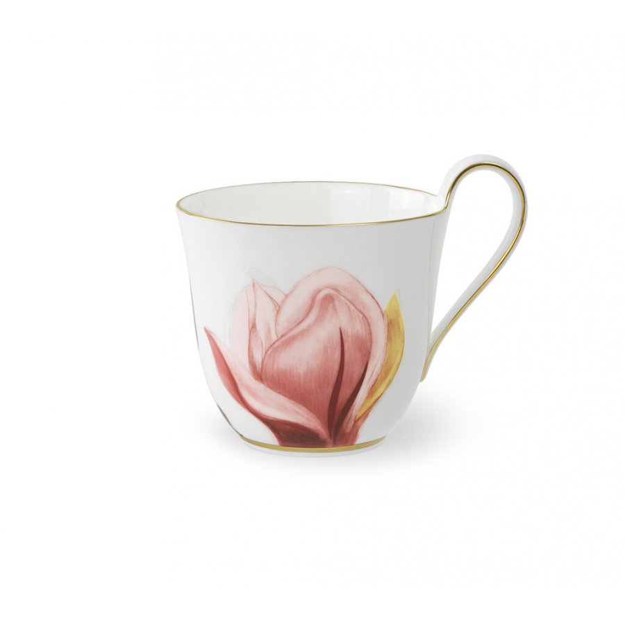 Royal Copenhagen Flora Hochhenkeltasse, 33 cl, Magnolie