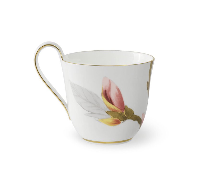 Royal Copenhagen Flora Hochhenkeltasse, 33 cl, Magnolie