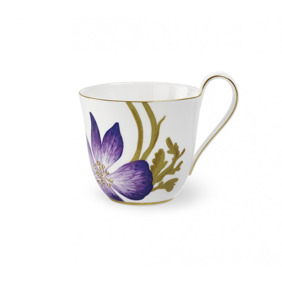 Royal Copenhagen Flora Hochhenkeltasse, 33 cl, Stiefmütterchen