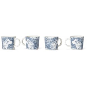 Arabia MUMI Minikrus 4 stk, Snestorm