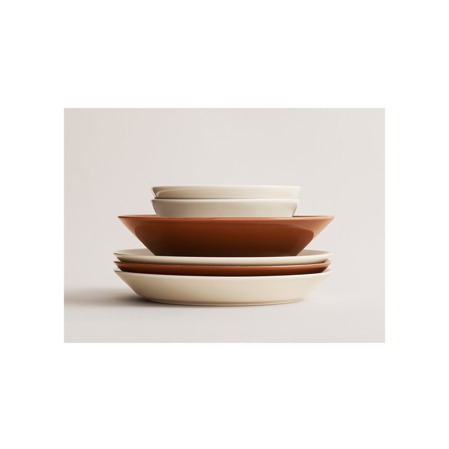 Iittala Teema Dyb Tallerken 21 cm, Vintage Brun