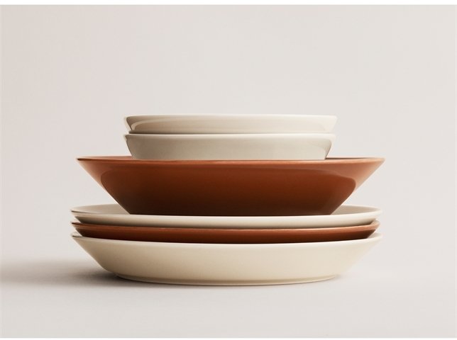 Iittala Teema Dyb Tallerken 21 cm, Vintage Brun