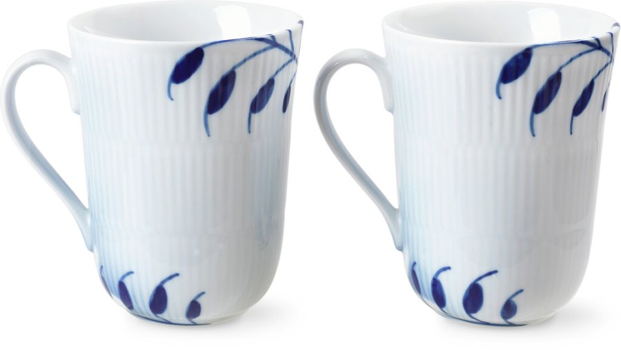 Royal Copenhagen Mega Rose Krus 2 stk. 33 cl