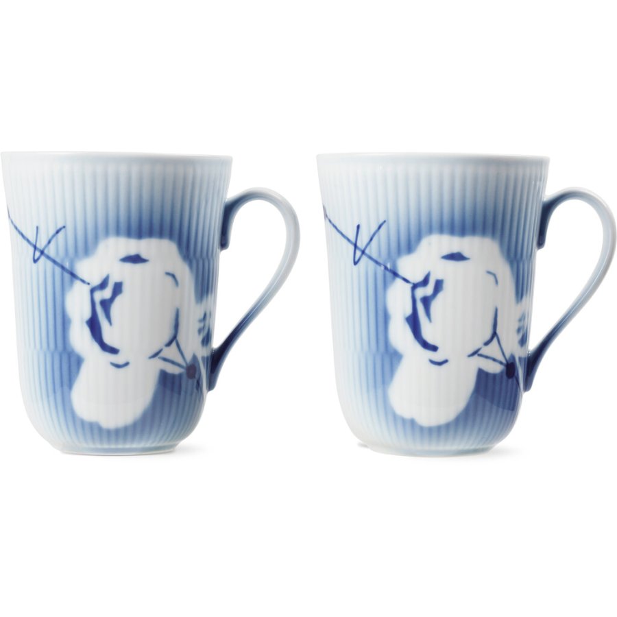 Royal Copenhagen Mega Rose Krus 2 stk. 33 cl