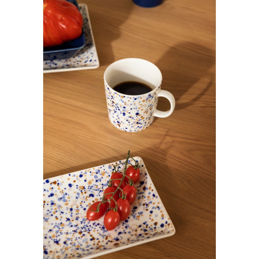 Iittala Oiva Toikka Becher 30 cl, Helle Blau-Braun