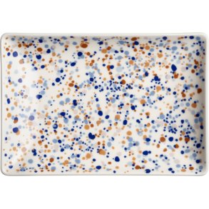 Iittala Oiva Toikka Teller 15x21 cm, Helle Blau-Braun