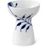 Royal Copenhagen Mega Blau Gerippt Vase H11 cm