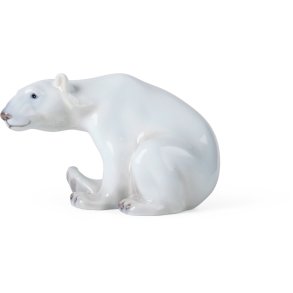 Royal Copenhagen Siddende Isbjørn H12 cm