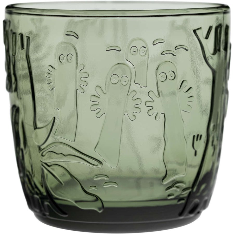 Moomin Arabia Mumin x Iittala Trinkglas 2er Set 28 cl, Pine Green