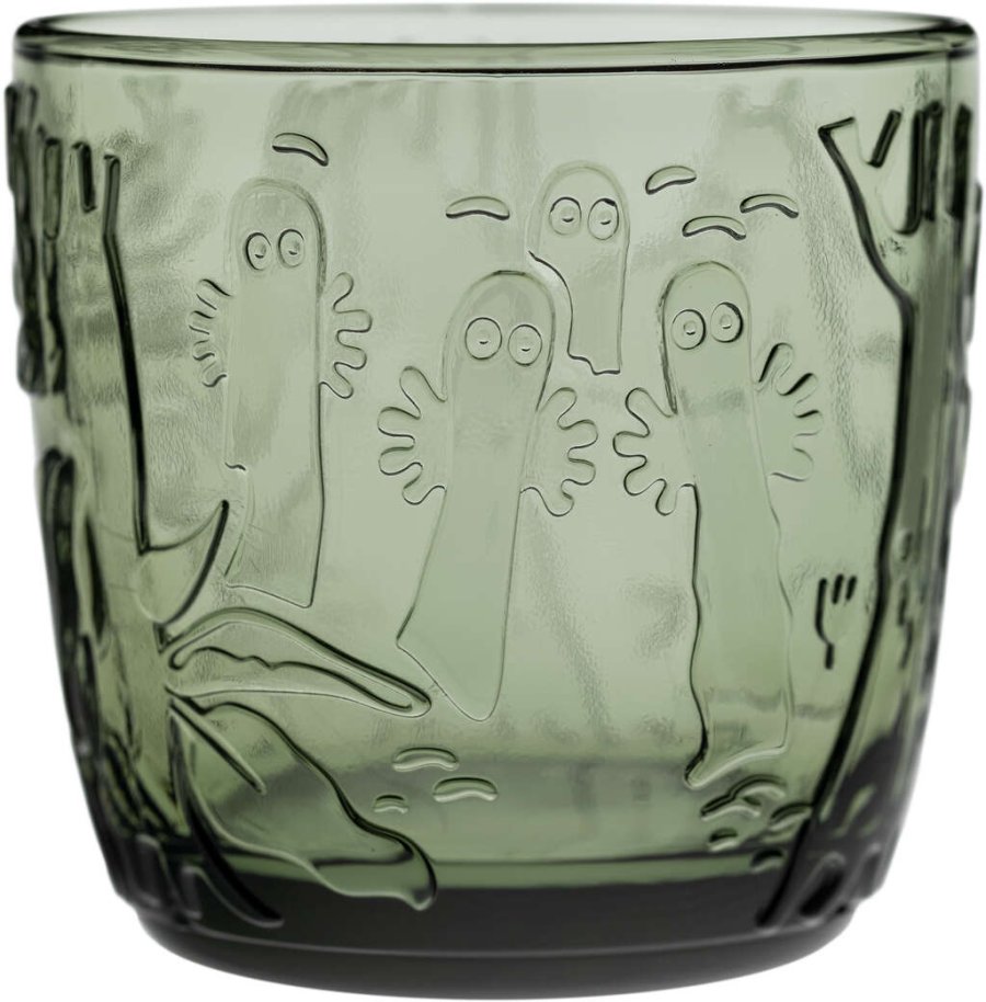 Moomin Arabia Mumin x Iittala Trinkglas 2er Set 28 cl, Pine Green