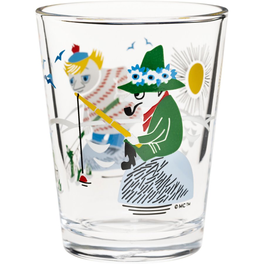 Moomin Arabia Mumi x Iittala Glas 22 cl, Fiskeri