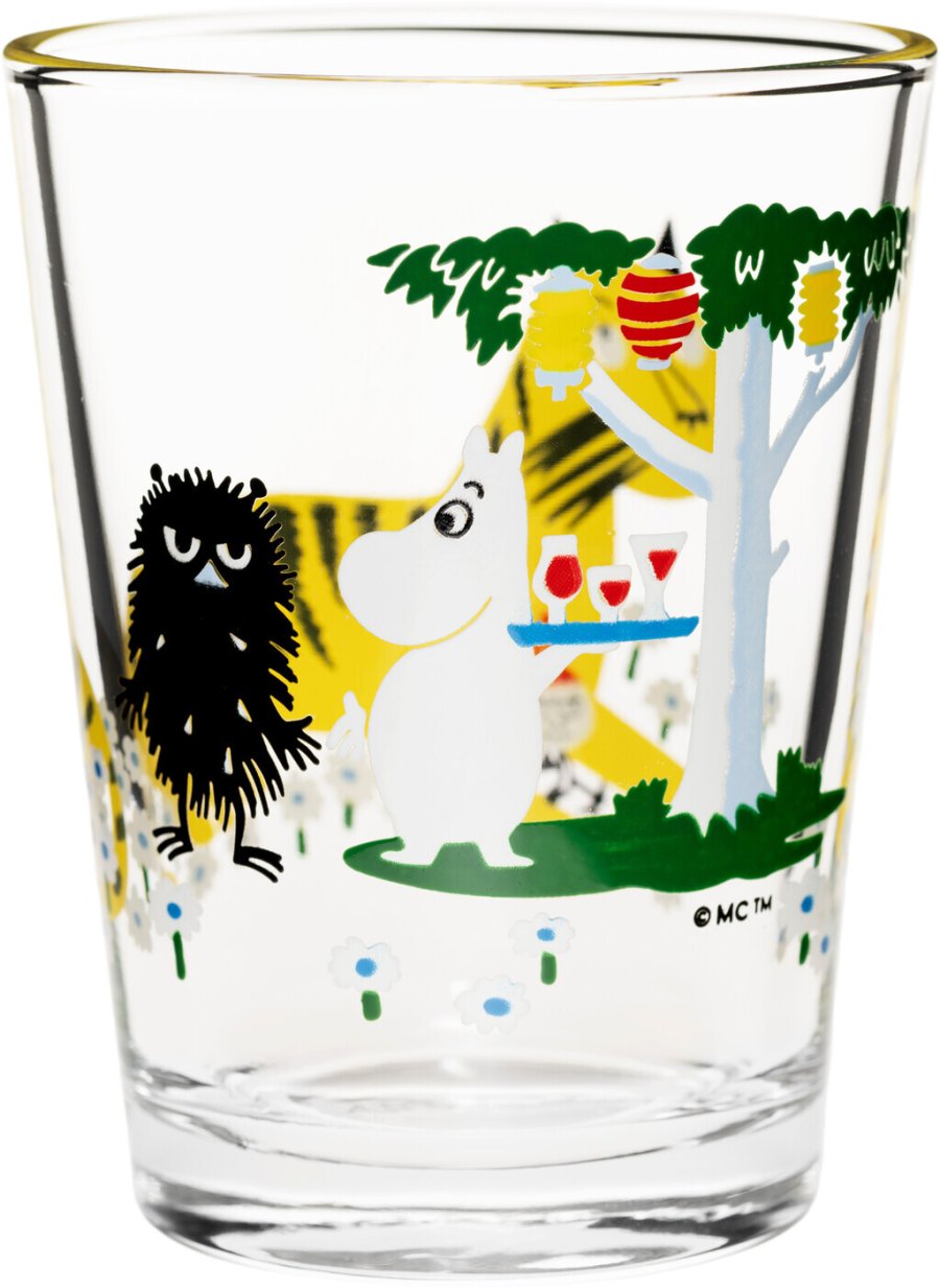 Moomin Arabia Mumi x Iittala Glas 22 cl, Havefest