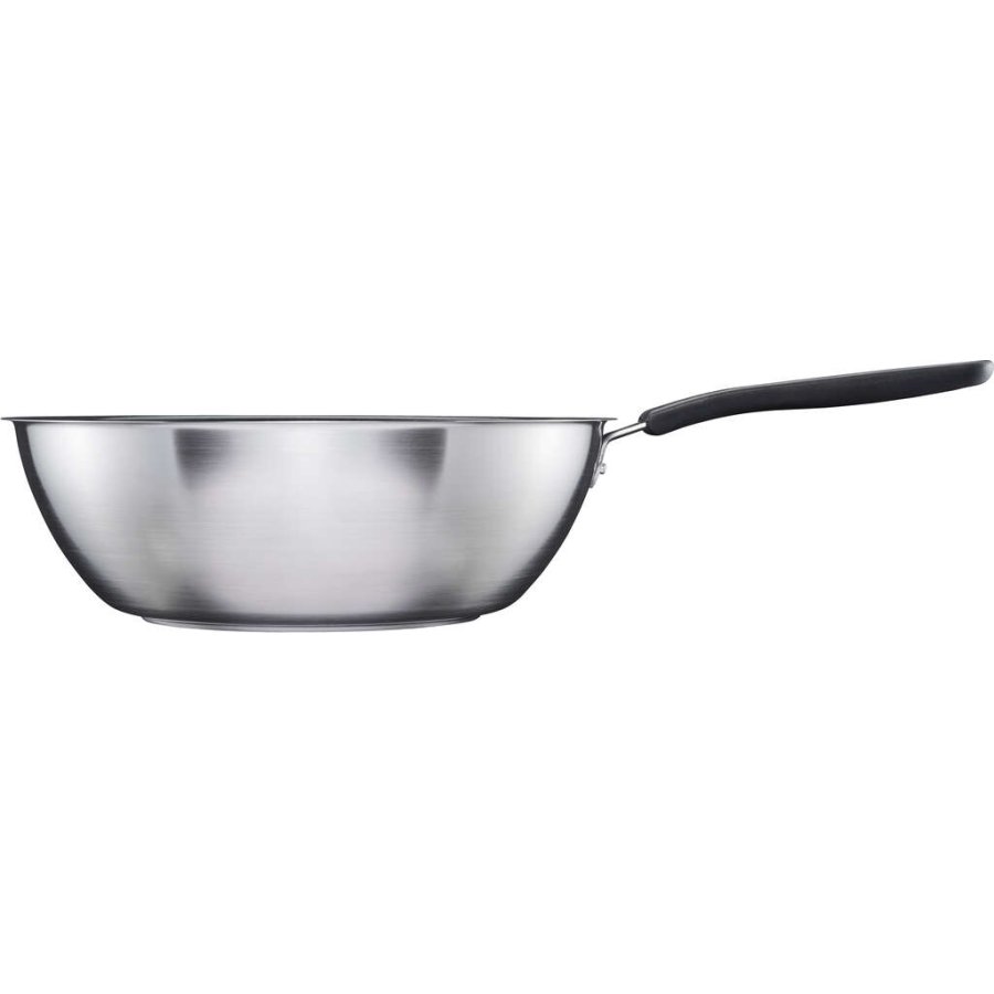 Fiskars Functional Form Wok 28 cm, Edelstahl