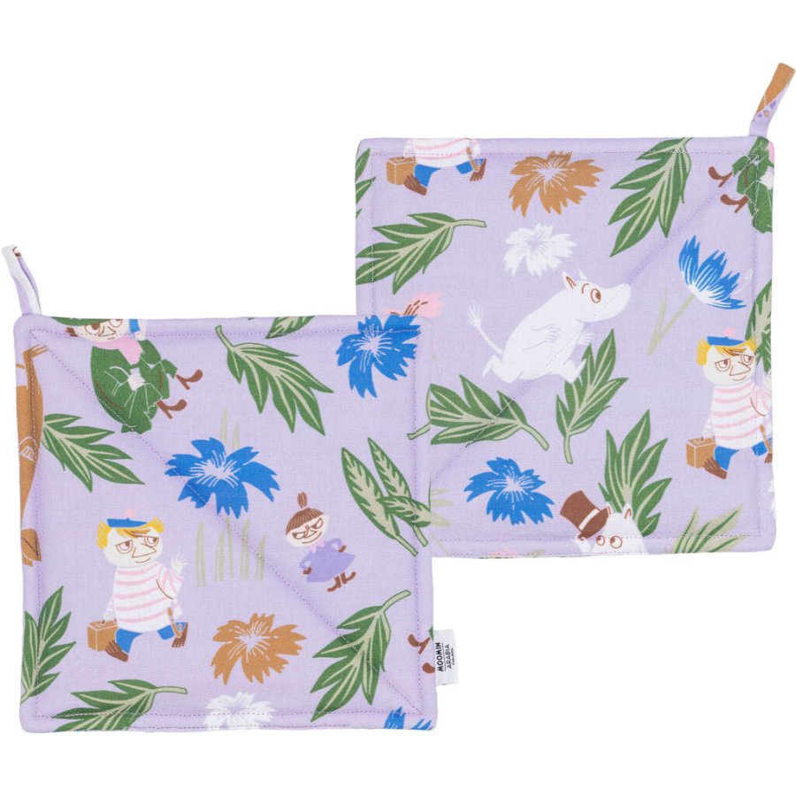 Moomin Arabia Mumin Topflappen 2er Set, Lila