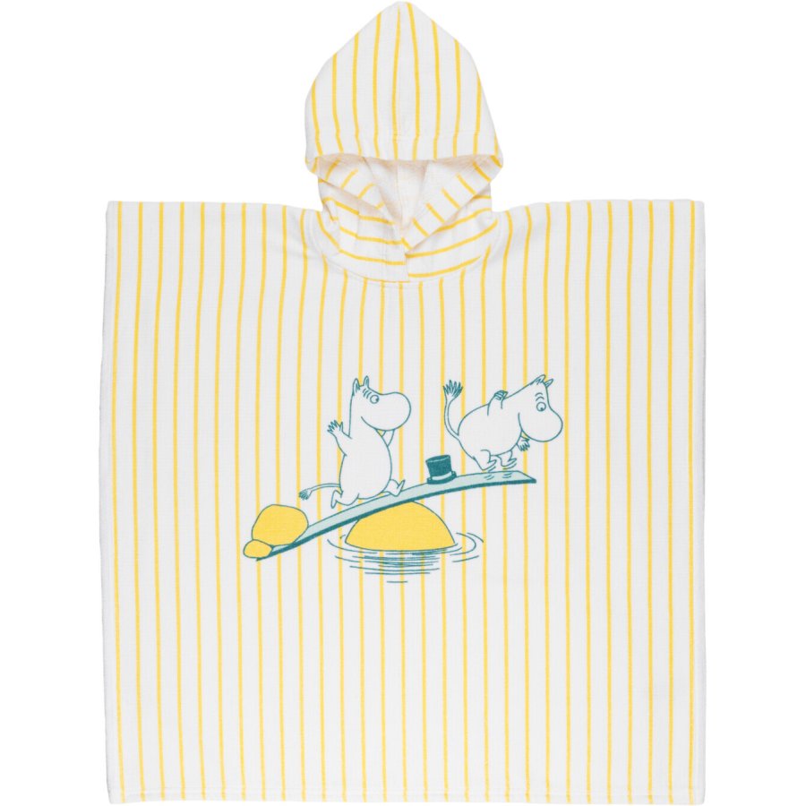 Moomin Arabia Mumi Strandponcho 75x75 cm, Gul