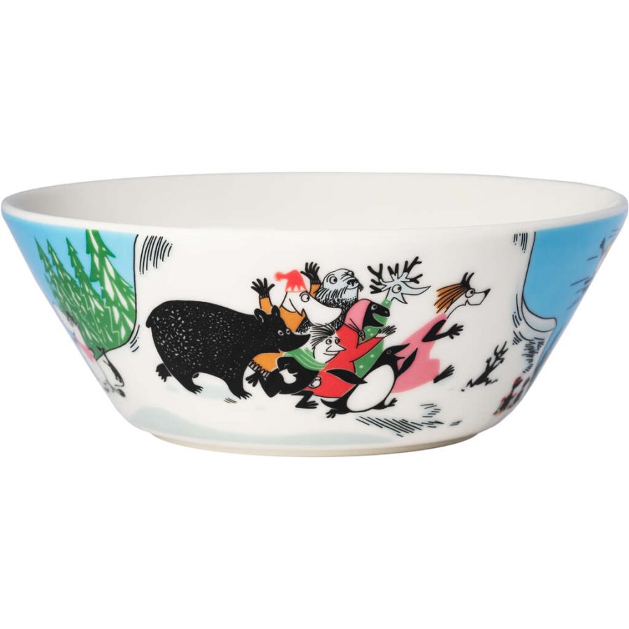 Moomin Arabia Mumi Schssel 15 cm, Skispringen