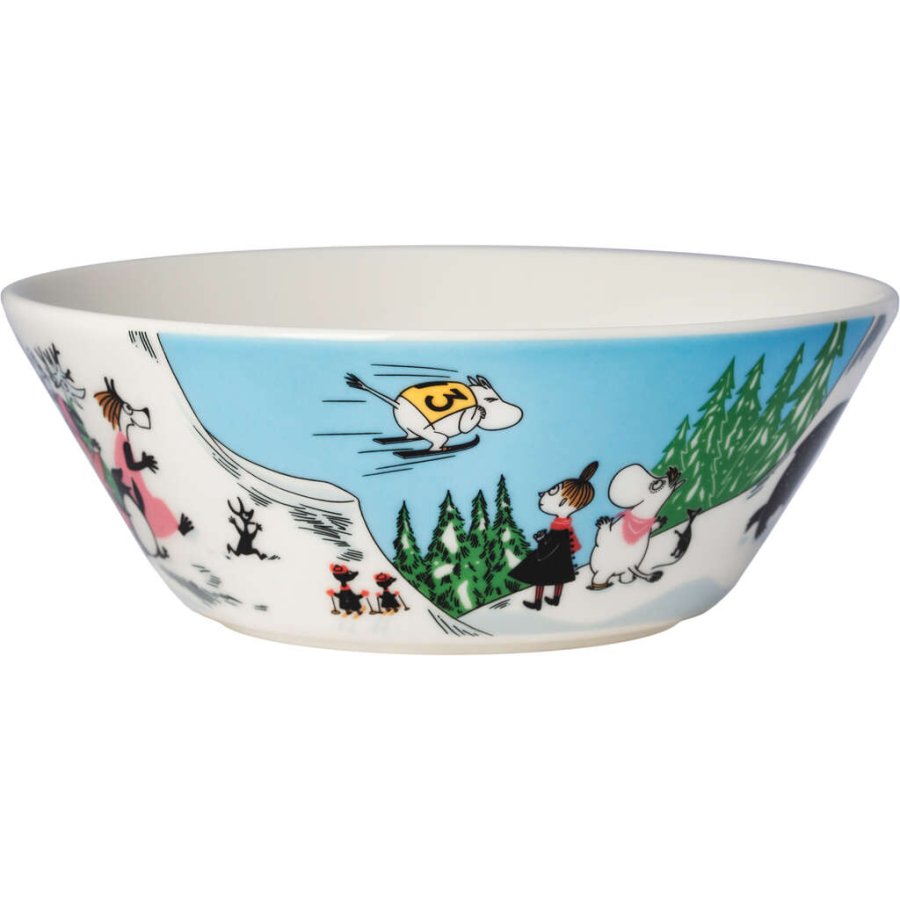 Moomin Arabia Mumi Schssel 15 cm, Skispringen