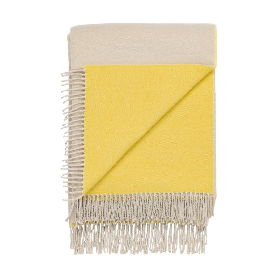 Iittala Play Plaid 130x180 cm, Beige/Gelb