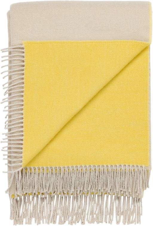 Iittala Play Plaid 130x180 cm, Beige/Gelb