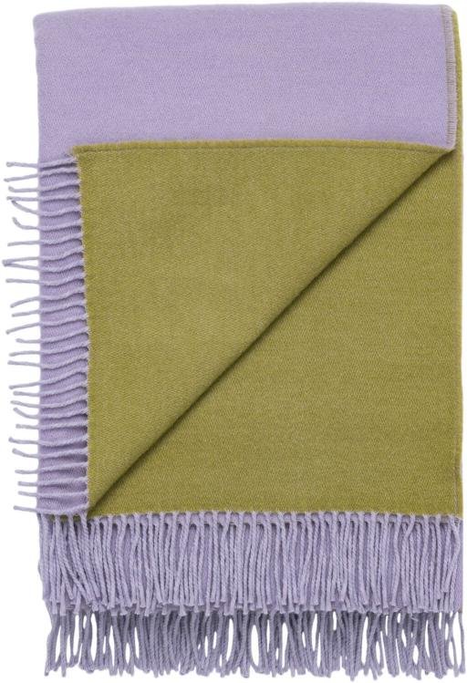 Iittala Play Plaid 130x180 cm, Lila/Oliv