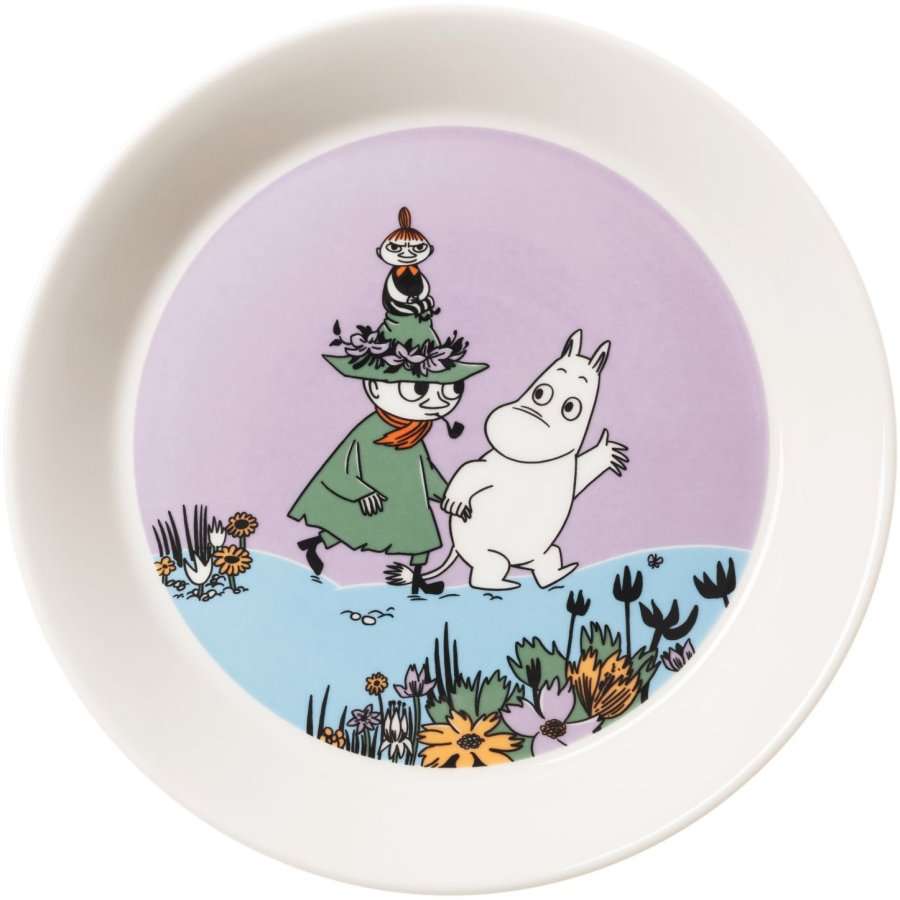 Moomin Arabia Mumi Tallerken 19 cm, Venner For Evigt