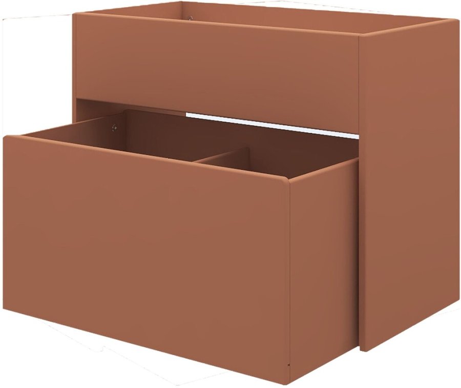 FLEXA Roomie Bücherregal mit Bücherbox 72x34,5 cm, Pink