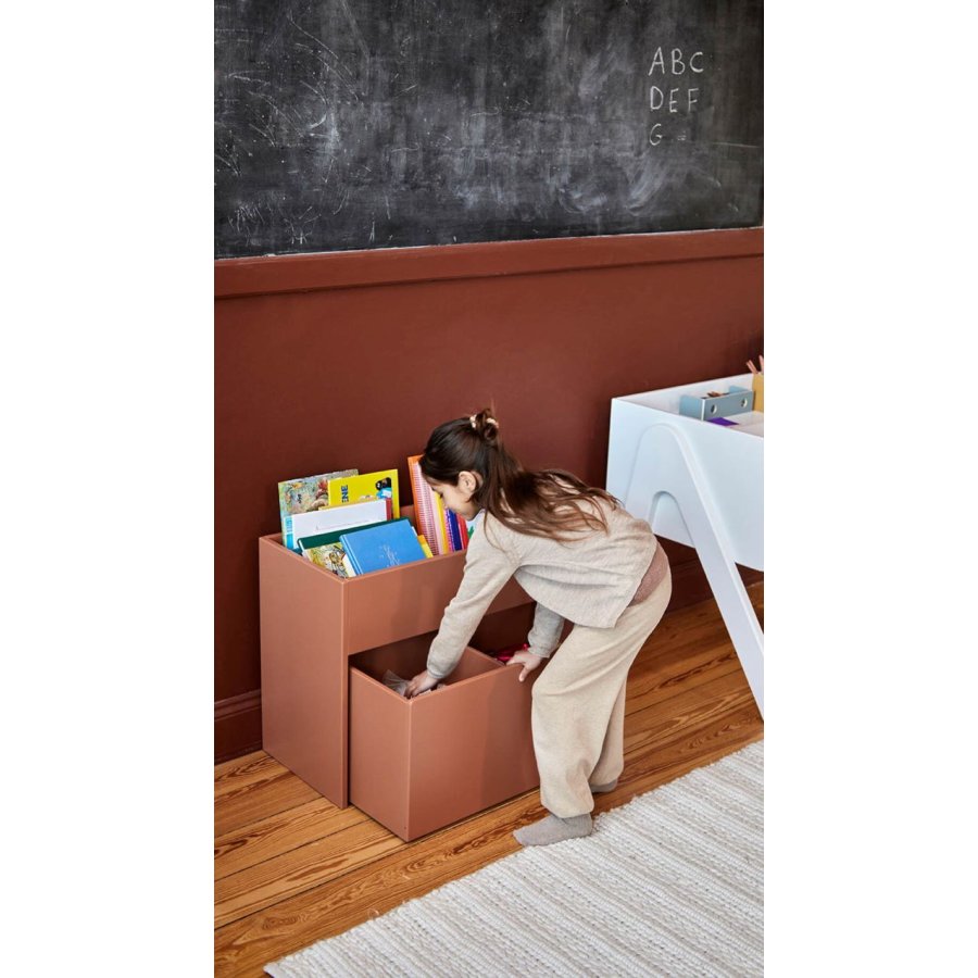 FLEXA Roomie Bücherregal mit Bücherbox 72x34,5 cm, Pink