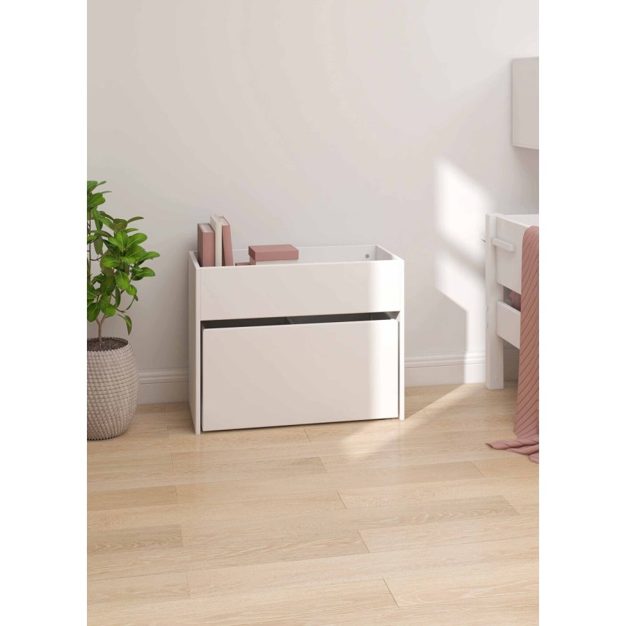 FLEXA Roomie Bcherregal mit Bcherbox 72x34,5 cm, Wei