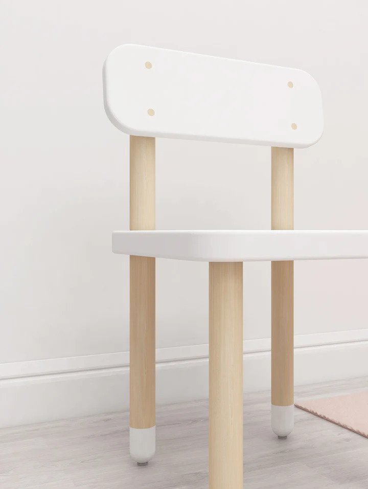 FLEXA Dots Kinderstuhl, Wei