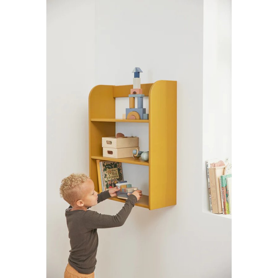 FLEXA Dots Regal 75x60 cm, Mustard