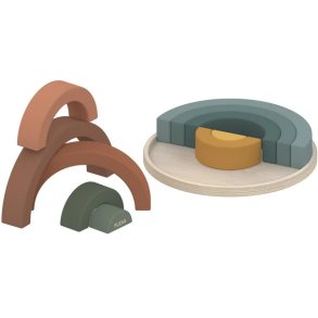 FLEXA Play Puslespil �21 cm, Regnbue