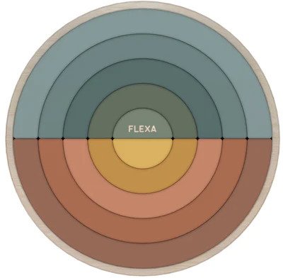 FLEXA Play Puzzle 21 cm, Regenbogen