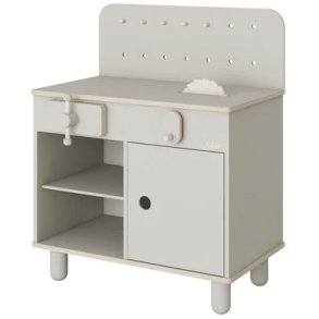 FLEXA Play V�rkt�jsb�nk H75 cm, Natural Grey