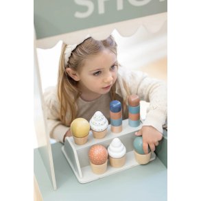 FLEXA Play Isbod 25 cm, Flerfarvet