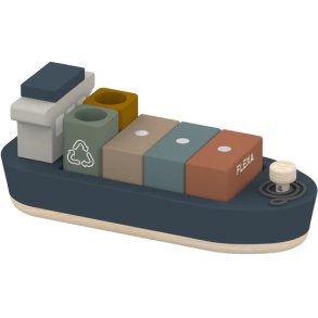 FLEXA Play Containerskib 25 cm, Flerfarvet