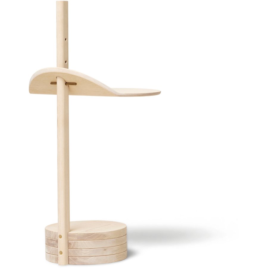 Form & Refine Stilk Sidebord H72 cm, Hvidolieret Eg