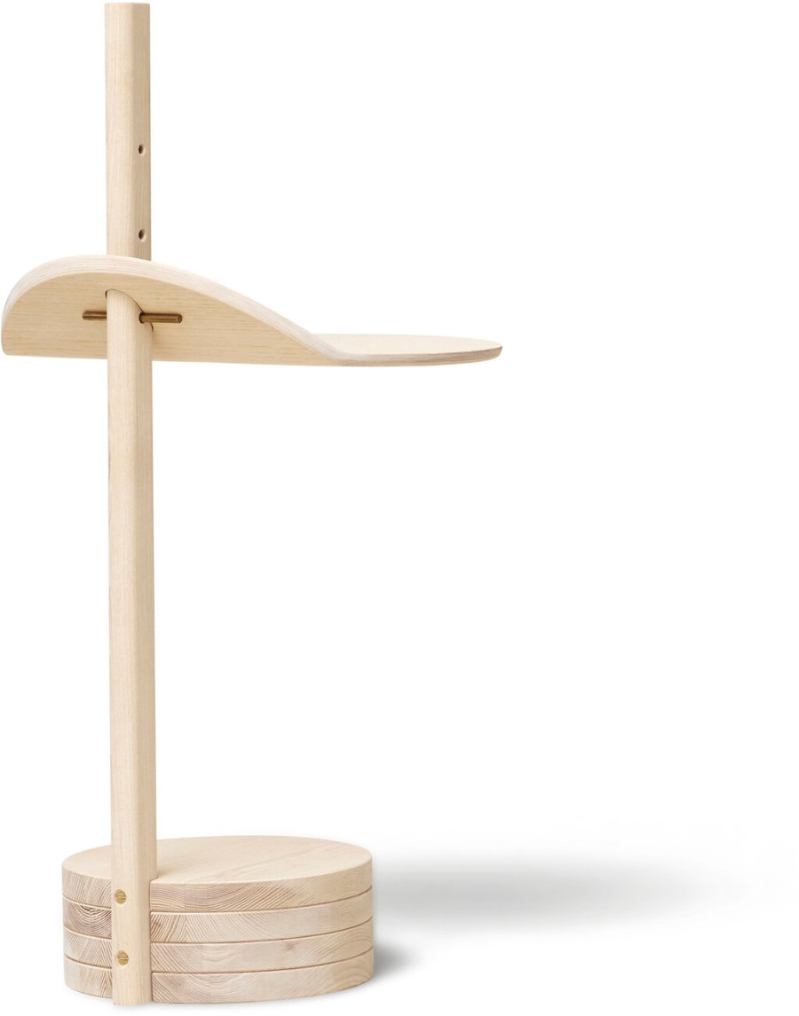 Form & Refine Stilk Sidebord H72 cm, Hvidolieret Eg