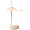 Form & Refine Stilk Sidebord H72 cm, Hvidolieret Eg