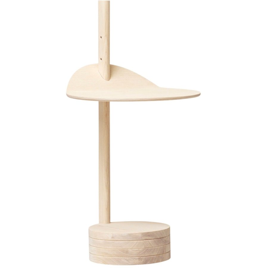 Form & Refine Stilk Sidebord H72 cm, Hvidolieret Eg
