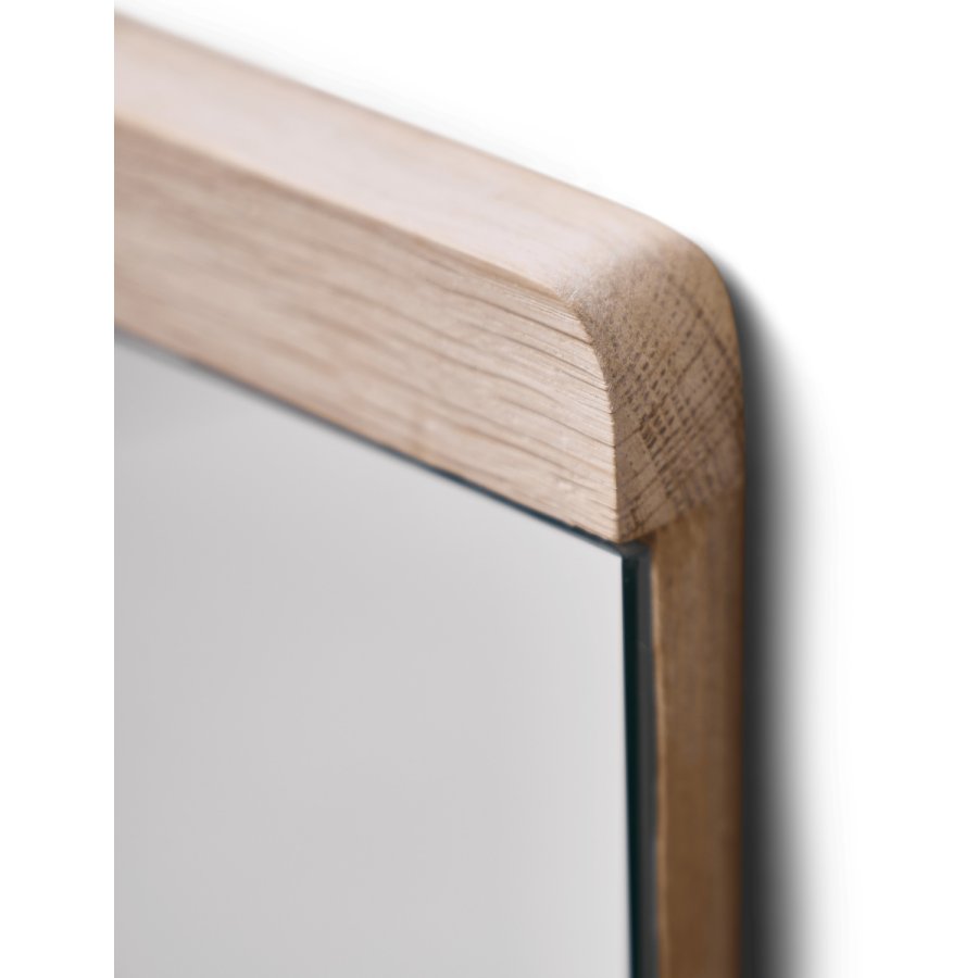 Form & Refine Rim Wandspiegel 35x110 cm, Wei Gelte Eiche