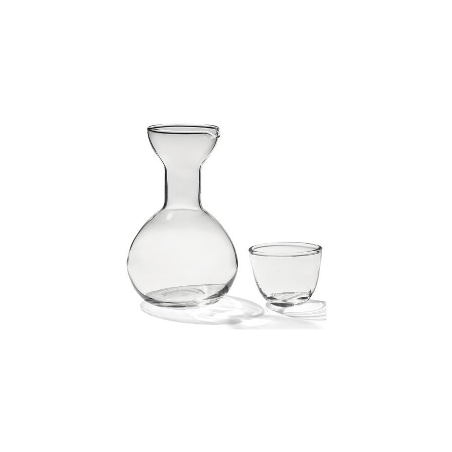 Form & Refine Pinho Dekanter mit 1 Glas 1,1 L, Glas