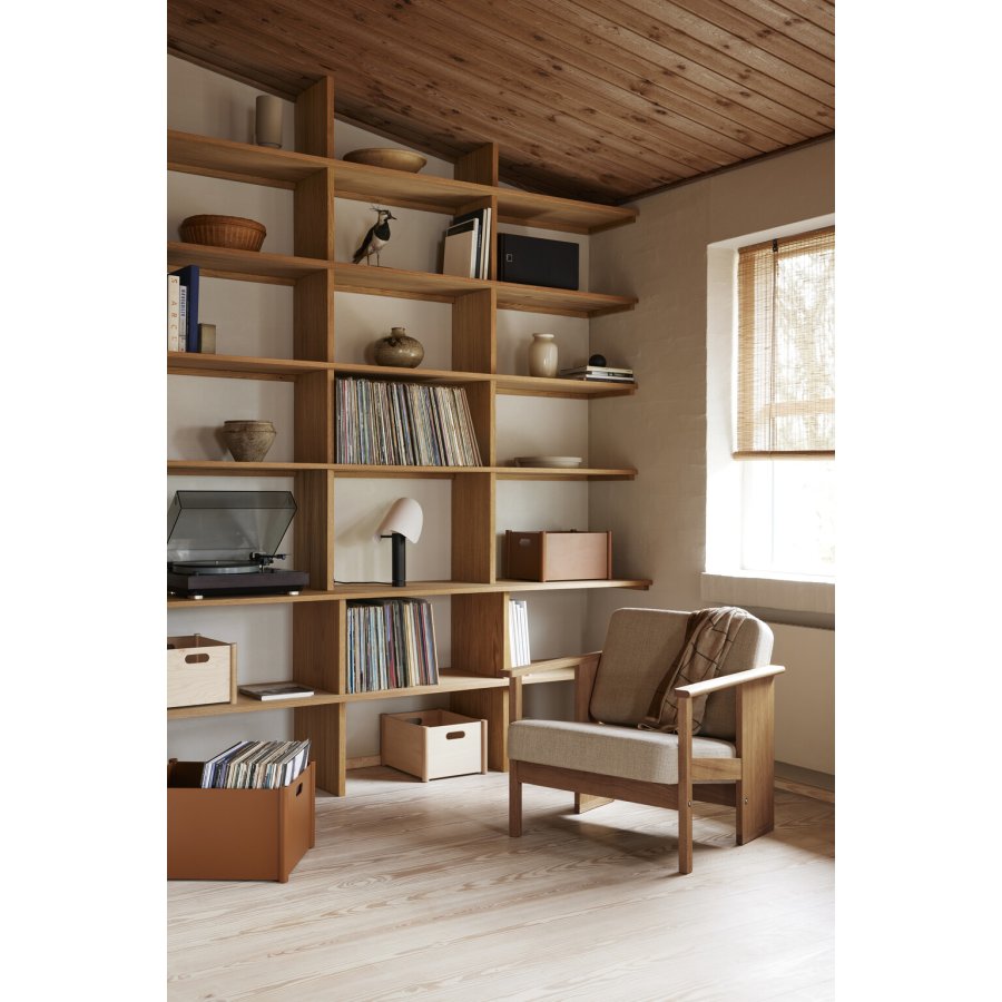 Form & Refine Pillar Opbevaringsboks 36,6 cm, Lerbrun