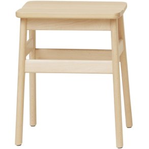 Form & Refine Angle Standard Taburet 45 H45,5 cm, Hvidolieret B�g