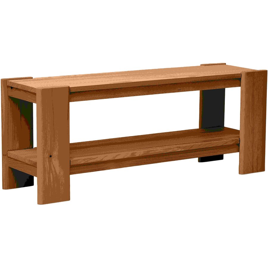 Form & Refine Beam B�nk 112x45 cm, Dyb Brun Fyr